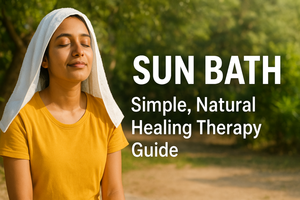 Sun Bath - The Most Natu⁠ral a‍nd Affordable Healing​ Therapy‍